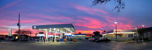 Gas Station at Houston